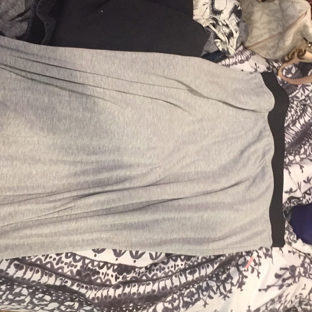 Grey Bandage Maxi Skirt US Size 14